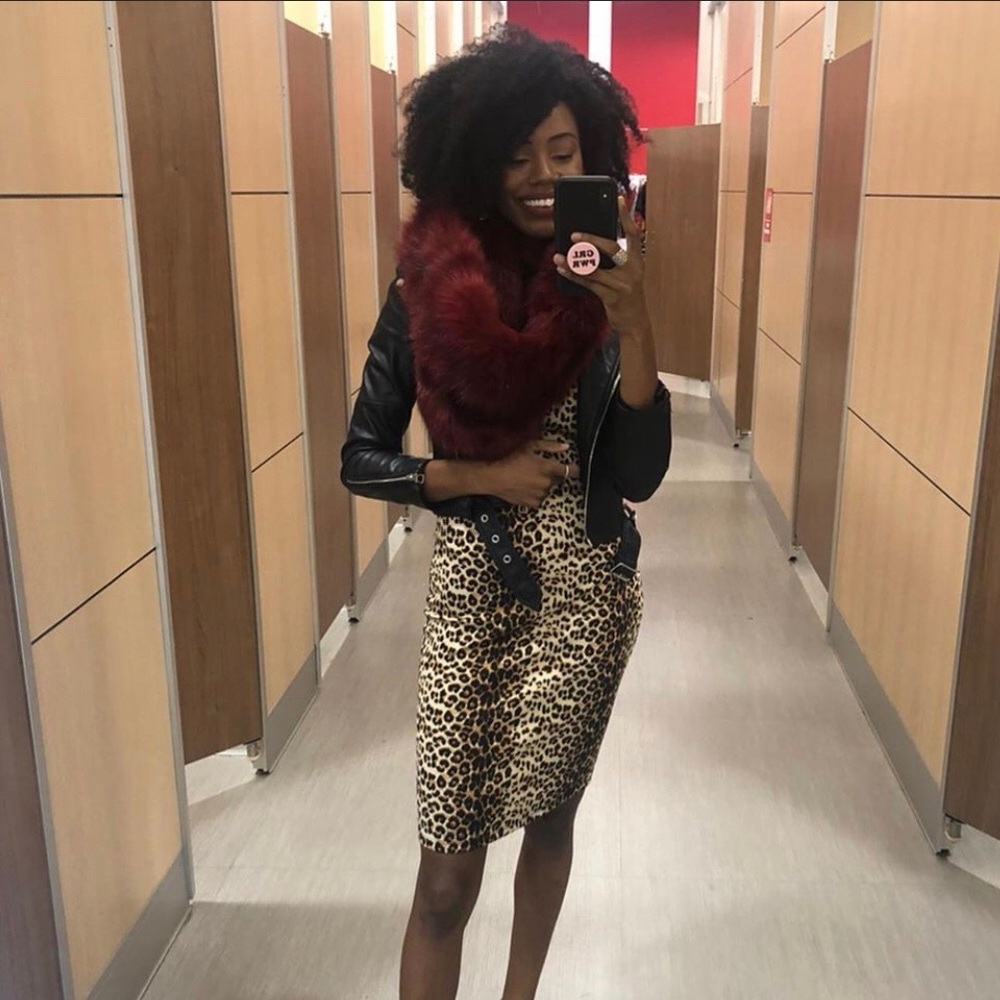 Leopard / Cheetah Print Bodycon Dress